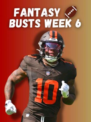 Fantasy Football Week 6 Busts #fantasyfootball #nflweek6 #nflcontent #fantasybusts #fantasyadvice Rico Dowdle Week 6 Fantasy Football Busts