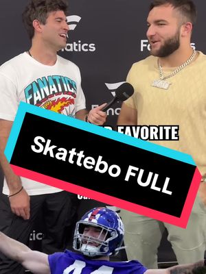 The FULL Cam Skattebo interview 😤 #nfl #nygiants #gmen 
