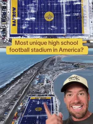 Is Barrow High School in Utqiaġvik, Alaska, the countries most unique high school football stadium? #barrowhighschool #alaska #highschoolfootball #CollegeFootball #utqiagvik 