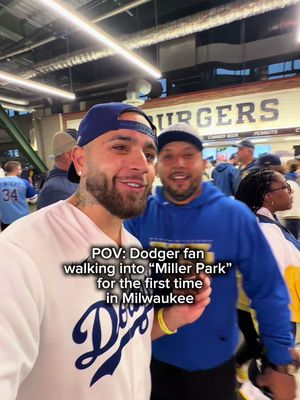 I’m becoming a BIG Milwaukee guy and I HATE IT! I NEED SOMEONE TO SPIT ON ME OR CALL ME A F’N PIECE OF 💩 HERE! Everyone is too nice! GO DODGERS!  #pov #dodgers #milwaukee #nlcs #brewers 