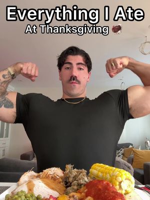 Happy Canadian thanksgiving! This is everything I ate at thanksgiving dinner as a certified nail gun. Tell your dad to check his toilet.  #thanksgiving #cheatmeal #epicmeal #thanksgivingdinner  