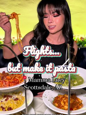 📍 @mammalucyrestaurant  Scottsdale, AZ Pasta AND gnocchi flights?! Mamma Lucy’s really said “why choose?” 🍝💚 #italianfood #mammalucy #scottsdale #scottsdaleaz #phoenixfoodie 