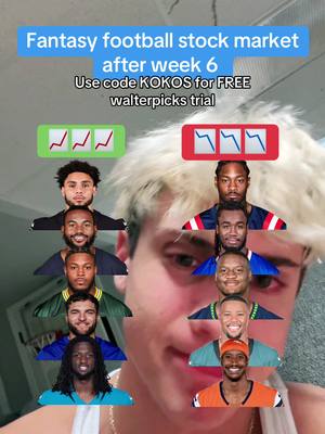 Week 6 fantasy football risers and fallers #walterpicks #fantasyfootball #fantasyfootballadvice2025 #nflfootball 