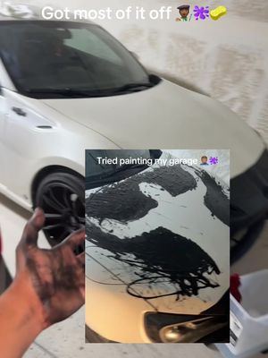 I just need a whole paint job at this point 🤦🏽‍♂️🫩🫟 #Update #PaintJob #Splattered #GaragePaint #DamageControl 