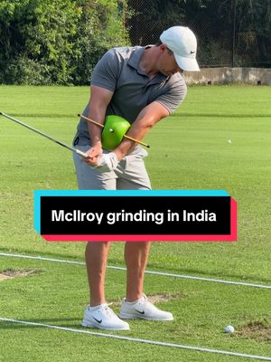 Rory McIlroy ready to go at Delhi Golf Club #rorymcilroy #india 