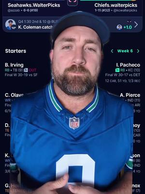 WEEK 6 LOWEST SCORE VID. Love a 30 burger. #walterpicks #punishment 