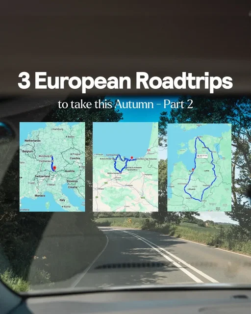 Autumn might just be the perfect excuse to pack a bag, jump in a car and uncover some of Europe’s most charming road trip routes. So here’s where we’d go next: 🇩🇪 Romantic Road, Germany Wander through medieval towns, marvel at fairytale castles and soak up the Bavarian charm (with some hearty food along the way). 🇪🇸 Basque Country Loop, Spain Coastal drives, mountain vistas, and pintxos galore. From Bilbao’s buzzing streets to San Sebastián’s golden beaches, every stop is a feast for the senses and tastebuds. 🇱🇻🇪🇪🇱🇹 Baltic Road Trip Three countries, one trip. Explore Riga’s art nouveau gems, Tallinn’s storybook Old Town, and Vilnius’ vibrant culture, all wrapped up in Baltic warmth. #EuropeRoadTrip #EuropeanRoadTrip