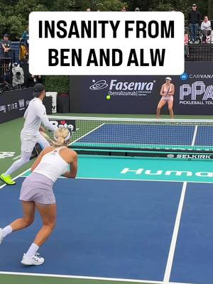 The defense was ridiculous. The offense was the cherry on top. Ben Johns and Anna Leigh Waters are so good at pickleball 😮‍💨