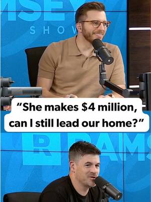 Kevin called into The Ramsey Show concerned about how he can lead well as a husband if his wife makes a lot more money than he does. John and George talk to him. From @The Ramsey Show with @George Kamel and @Dr. John Delony  #daveramsey #moneyadvice #marriage #relationships 