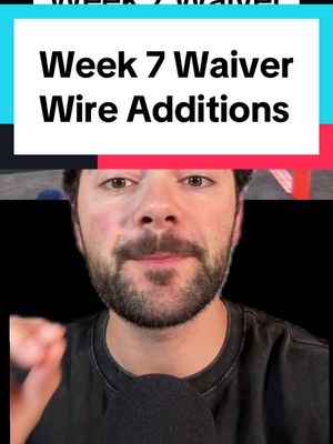 Your BEST Options for Week 7 Waiver Wire Fantasy Football Additions 📈📈📈 #nfl #football #fyp #fantasyfootball #fantasyfootballtips 