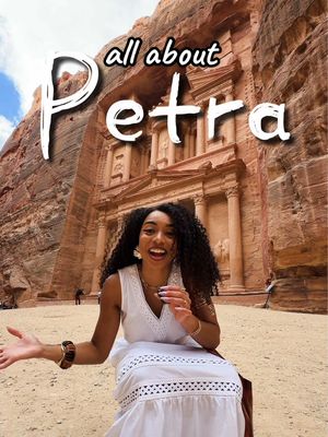 Not me hosting my own travel show (sending that energy out to the world!). 🌎🤭 Jokes aside, give me 60 seconds to share a quick story about Petra, Jordan - one of the most fascinating archaeological sites on Earth. 🇯🇴 This ancient city was carved from rose-colored stone over 2,000 years ago by the Nabataeans, a nomadic Arab people who turned it into a thriving desert hub. Today, it’s a UNESCO World Heritage Site and one of the New 7 Wonders of the World. 🤯 If “lost cities” are your thing, add Petra, Jordan to the top of your travel bucket list. 🏜️ Did you learn anything new?! 👀  [ Visited on hosted trip with @G Adventures ] #PetraJordan #VisitJordan #PetraHistory #WorldWonders #MiddleEastTravel     