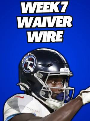 Week 7 MUST ADD Waiver Wire Pickups #fantasyfootball #nfl #fyp #nflfantasy #nflfootball #waiverwire #foryou #Waivers #waiverwirepickups