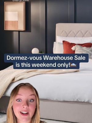 Better sleep, better life 😴🛌 Don’t miss your change to get up to 60% off pillows and sheets, up to 40% off adjustable bases and up to 50% off mattresses at the Dormez-Vous Warehouse Sale this weekend! Flexiti Credit Available. #dormezvous #sleep #montreal #fyp #ad  