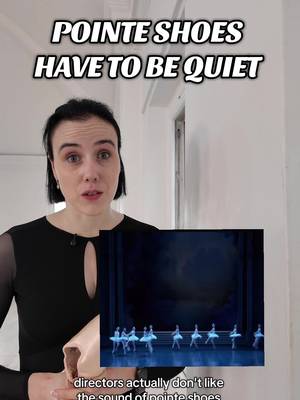 POINTE SHOES HAVE TO BE QUIET 😅 #pointeshoes #ballet #ballerina 