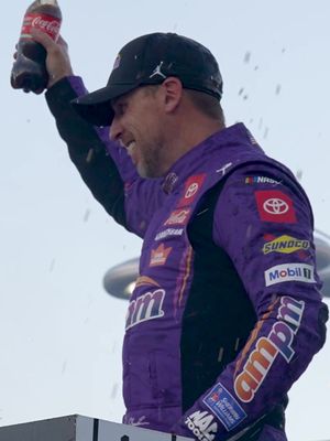 A historic win on so many levels for @dennyhamlin! 60 NASCAR Cup Series wins and Toyota’s all win leader. #teamtoyota 