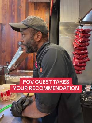 I know you said chicken but the pork…