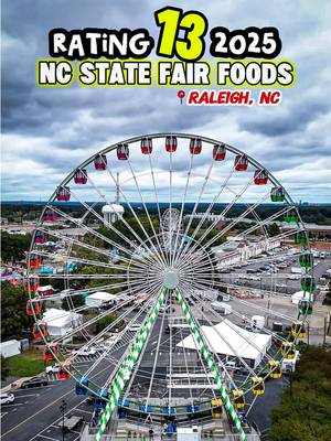 This years food line up might be one of the best we’ve had in years! 🗣️We attended Media Day for the 2025 @NC State Fair and rated 13 of the new items we found most  interesting! Mind you - we are not culinary chefs (as I don’t think most of the fair vendors are either), so if we say it’s a 2 out of 10, you might think it’s a 20.  Also, some of the items were sampled cold, not fresh out of the grease, and that might affect the experience as well. BUT this is just our experience - now go get 🅃🅁🄰🄿🄿🄴🄳 by checking out the following food spots featured! 🏆FAIR FOOD OF THE YEAR - Lawrence & Perry BBQ The Lamp Chops are a 14/10!  ••••••••••••••• #nccheck #nctiktok #northcarolina #explorepage #ncstatefair