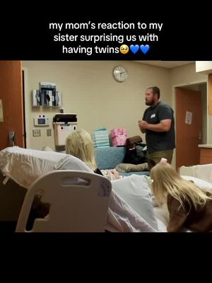 if you thought I was shocked hahaha after my sister struggled with fertility for years, they were blessed with TWIN BOYS💙💙 #twinboys #twinmom #infertility #genderreveal 