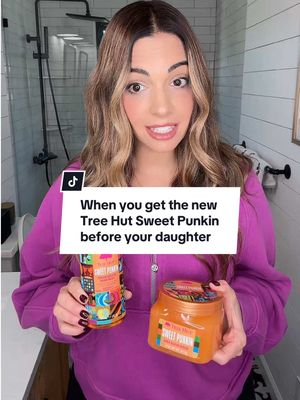 POV: YOU GET THE LIMITED EDITION TREE HUT SWEET PUNKIN SCENT BEFORE YOUR DAUGHTER 🎃 #treehut #treehutpartner #momlife #momcomedy #MomsofTikTok @Tree Hut 