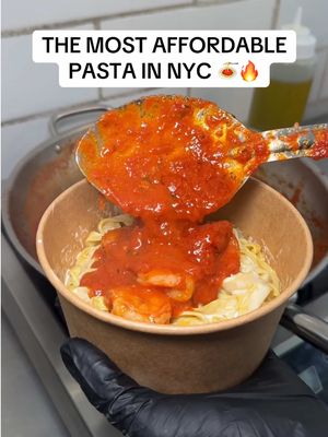 Trying the most affordable pasta in NYC @Pasta de Pasta  #fyp #cheapeats #pasta #viral #nycfood 
