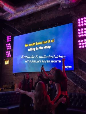 Why did I have so much fun #karaokechicago #chicagonightlife #chicagobar #karaokenight #girlsnightout 