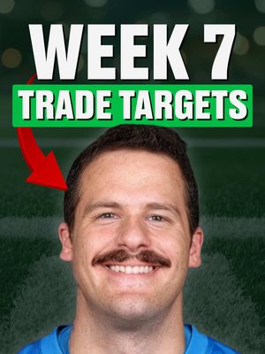 Week 7 Trade Targets for Fantasy Football  #fantasyfootball #fantasyfootballadvice #football #nfl #fyp 