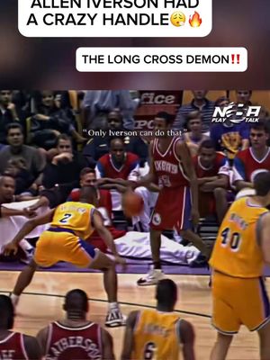 ALLEN IVERSON HAD IT ON A STRING🔥‼️ ##alleniverson ##crossover#anklebreaker #philadelphia76ers #NBA 