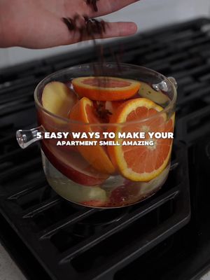 5 easy ways to make your apartment smell amazing  #apartment #homescents #cleanhomemagic 