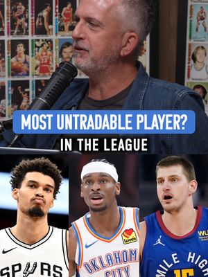 SGA. Jokic. Wemby. Who is the most untradable player in the NBA right now? #NBA #sga #nikolajokic #wemby #nbabasketball #fyp
