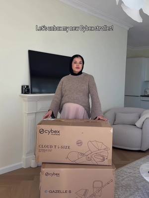 Unboxing my new ride ✨🤍 #cybex #stroller #momlife @CYBEX 