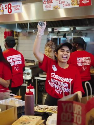 We’re the proud creators of #NationalShawarmaDay 🌯The show is about to begin...today is the day! #shawarma #Foodie #osmows #deals 