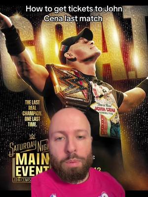 How to get tickets to John Cena last match #WWE #tickpick #tickpickpartner #greenscreen 