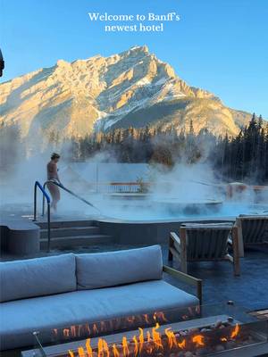 Banff’s newest hotel  📍Otter Hotel #traveltok #traveltiktok #canada #banff #canadianrockies 