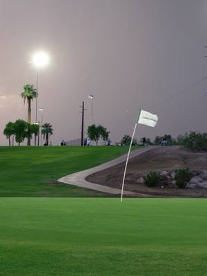 Quick, everyone hold up your 1 irons!  Full 12-hole match is live on our YouTube (link in bio) #golf #fyp #grassleague #par3 #storm #arizona