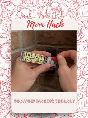 ❤️ Follow for a ton of parent hacks! This is one way to tell the solicitors to leave us alone. Hope they do with this hack! #mom #momhack #babyhack #parenthack 