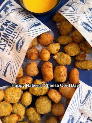 Happy National Cheese Curd Day! Are you celebrating with our classic Cheese Curds or NEW Jalapeño Cheese Curds? #Culvers #Cheese #CheeseCurds 