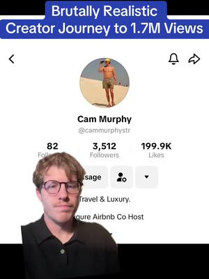 S/o my boy @Cam Murphy , if u love travel content, go follow him. I couldn’t even stretch the surface to talk about all the skills he’s grown in.  The most important lesson here: improvements + grit = creator success. Get it tatted