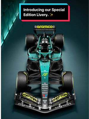 Introducing our first ever special edition livery at the #USGP. See the Science behind F1 with #Aramco. #AstonMartinF1 #F1 #F1TikTok 