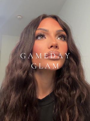 🤎 #gamedayglam #beauty #grwm #makeuptutorial #makeup 