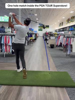 Apparently you can miss a 3 footer inside the @PGA TOUR Superstore #fyp #golf 