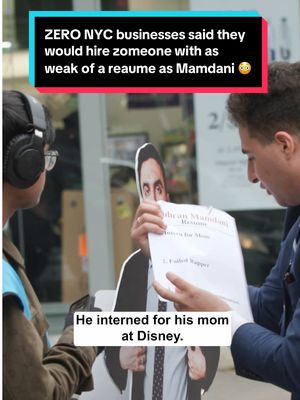 Zohran’s Job Resume VS NYC Businesses 😂 