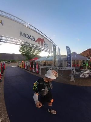 The last 45 seconds of Moab 240 #ultramarathon #moab240 