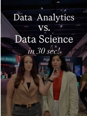 Data analytics vs. Data science in 30 seconds: salary, skills, degree, and least favorite part! @Sundas  Which do you prefer? ⬇️ #dataanalytics #datascience #data #womenindata #womenintech