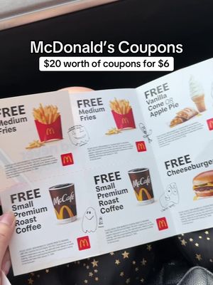 McDonald’s Halloween coupon booklets are back! You can get $20 worth of coupons for only $6! #mcdonalds #coupons 