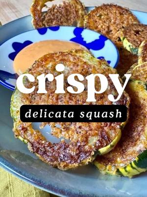 REPOST! While we are still in the delicata squash season, I will probably repost this every month.  Fun fact, delicata squash should be kept at room temperature and will last on your counter for up to three months.  Typically I stock up at the end of my farmers market, but my friend @forkmylifechi always reminds me that delicata squash is available year round at Whole Foods. 😂 The dip is  Kroger brand light southwest salad dressing.  Full recipe at the end of the video to screenshot.  👍 This plate is ONE SERVING and 2 WW points. If you count calories or macros, this is 197 calories, 5.7 fat, 23 carbs, 4.6 fiber and 12.3 protein. #delicatasquash #squashrecipe #fallrecipe #mybizzykitchen @Mariano’s Market 