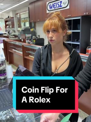 Doing a coin flip for a Rolex Airking reference 116900 with some Italians #rolex #watches #luxury #business 
