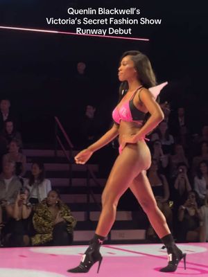 @quenblackwell this angel got her wings ! #quenblackwell #victoriassecret #victoriassecretfashionshow #quenlinblackwell 