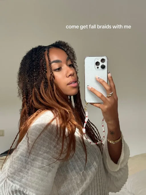the color is soooo good #boxbraids #braidstyles #blackhairstyles 