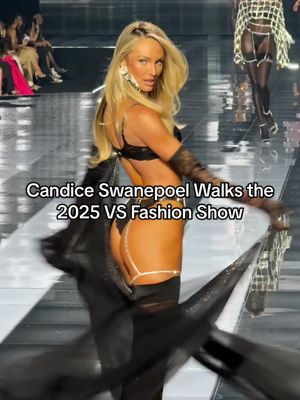 #CandiceSwanepoel on the 2025 #VSFashionShow runway? No notes.  