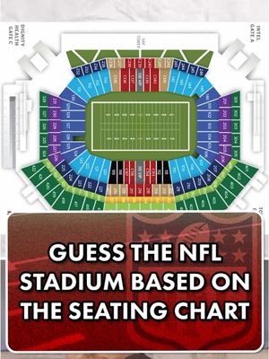 Guess this NFL stadium based on the seating chart! #nfl #nflfootball #nfltrivia 